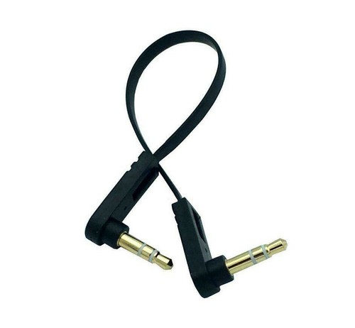 5mm flat male black - 3.5mm,